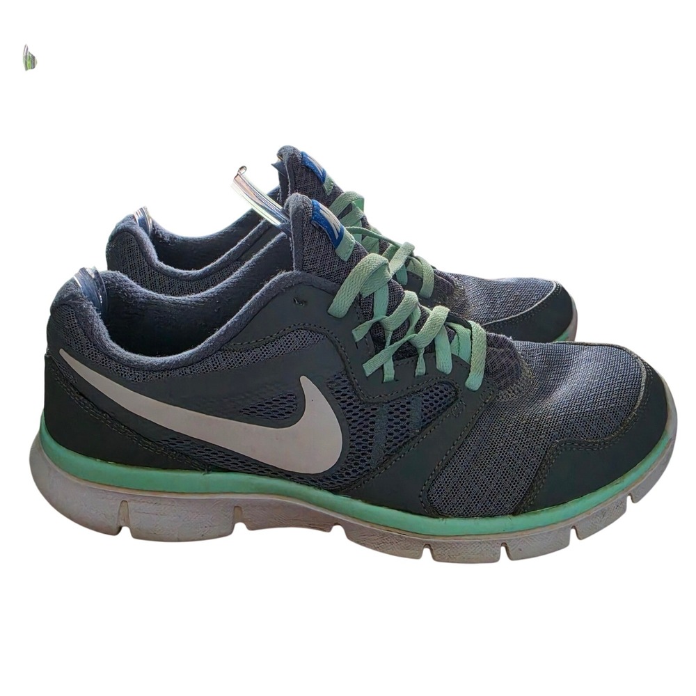 Nike Experience Run 2 Womens Grey Mint Green Running Shoes Sneakers 9.5